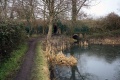 Approaching the two bridges at Ocean Bridge. Bristol is to the left, Gloucester to the right.