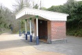 The platform shelter. © Andrew Ross
