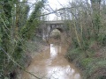Even in the depths of winter it's hard to get a pic of the bridge over the River Chew at Keynsham. Too many trees!