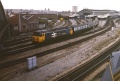 50003 leaves Temple Meads. May 1988.