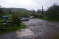 The lock has been infilled and is now part of the Daneway Inn's car parkl.