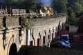 A view east along the viaduct, early on a September Sunday 2007 morning. © John Rawlings