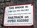 The sign states that the bridge is called Lodge Lane despite the road appreaing as Durley Lane on all my maps.