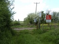 The crossing at the very end of Northmead Lane.