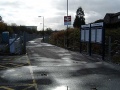 The view from the car park towards the station.
