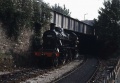 The same loco running under the bridge at the east end of Cumberland Road. Beyond this bridge are the docks. © Gerald Peacock