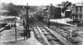 Changing the track from broad gauge to standard gauge in 1892.