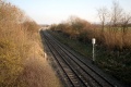The view north.
