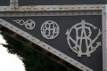 A detailed look at the GWR crest on the footbridge. © John Rawlings