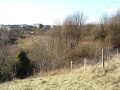 A view from above the tunnel looking along the railway towards Montpelier. The houses in the background are on Ashley Hill. The signal in this picture is the one visible on that page.