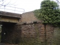 The bridge was rebuilt as a single track span.