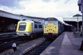 A Class 31, on a parcels train, pulls alongside. © Andy Kirkham