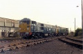 During the last days of the Class 31 'Toffee Apples', 31019 and 31005 visited Portishead with a tour. October 1977. © Peter Rendall