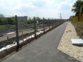 A look at the new footpath.