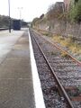 Looking along the Up slow/freight line. This line leads to the Portishead Branch.