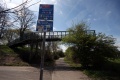 A view of the footbridge that is between the sidings and Ashton Swing Bridge. The route between here and Brunel Way has become part of the Festival Way cycle path.