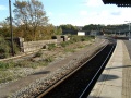What was the entrance to the depot on the same day. The signal box that controlled movement into and out of the depot had recently been demolished.