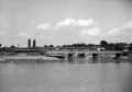 Two DMUs cross the bridge in 1960. © John Thorn