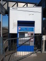 A ticket machine was installed, but out of use.