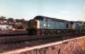 With 31131 at Healey Mills. 21.12.83