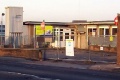 Two views of the depot entrance on the A4 Bath Road taken after the depot had closed. © Tim Venton