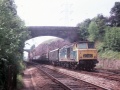A Hymek approaches the station, passing under the bridges at Wick Road and Langton Road. © Andy Kirkham