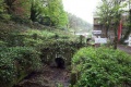 The canal was culverted under the road. This pipe sits at the tail of Bell Lock.