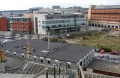 A view of the area where the goods depot used to stand taken from the roof of Temple Meads station. The development in the 1980s photograph has been demolished to make way for more offices. © Roy Hutchinson