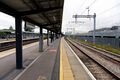 The view west from the east end of platform 4.