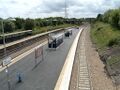 The view towards Bristol showing the completed platform 3.