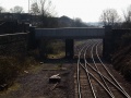 A close up of the bridge which is bathed in strong afternoon sunlight.