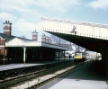 A view of the station from the early 1970s showing the original crossing gates and crossover. © Andy Kirkham
