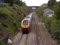 The same view but this time with a Voyager rushing towards Bristol.