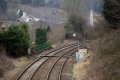 A zoomed view showing the site of Bowbridge Crossing Halt.