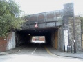 The bridge at Gas Lane. Temple Meads is to the right in this horribly bleached out photo.